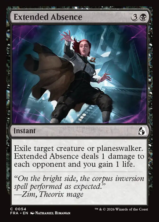 Extended Absence — Reality Fracture #54 — Non Foil
