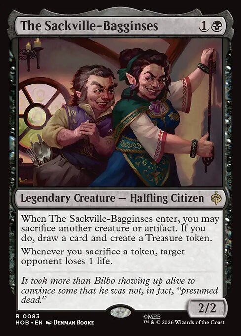 The Sackville-Bagginses — The Hobbit #83 — Foil — reference image 1