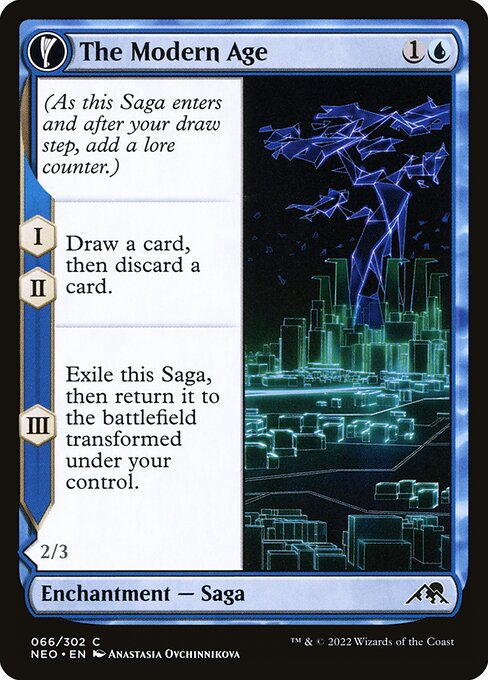 The Modern Age // Vector Glider — Kamigawa: Neon Dynasty #66 — Non Foil — reference image 1