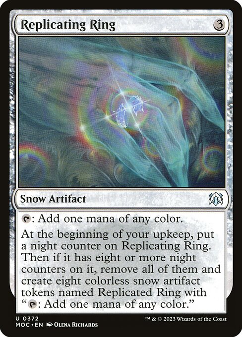 Replicating Ring — March of the Machine Commander #372 — Non Foil