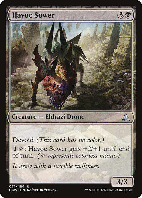 Havoc Sower — Oath of the Gatewatch #71 — Non Foil — reference image 1