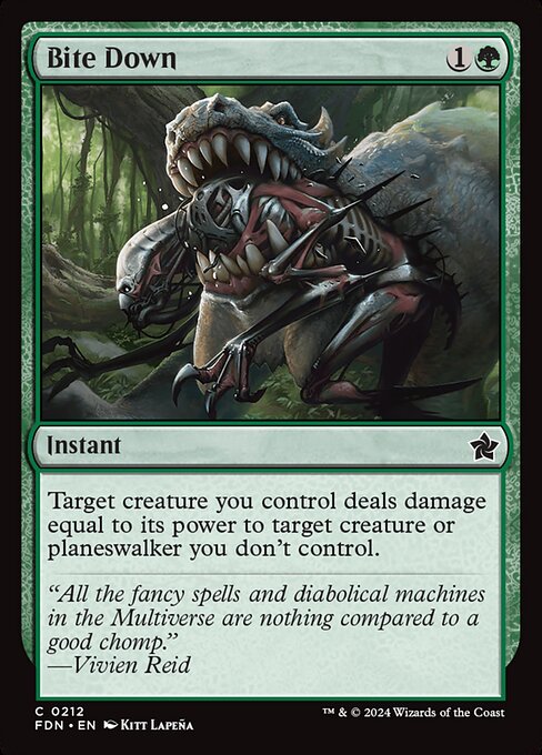 Bite Down — Foundations #212 — Non Foil