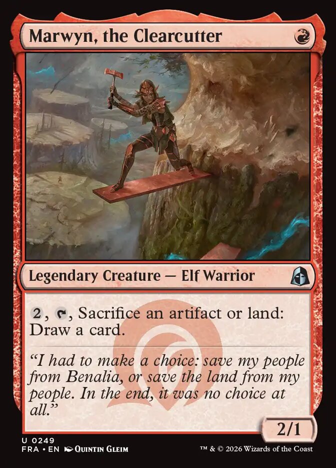 Marwyn, the Clearcutter — Reality Fracture #249 — Non Foil