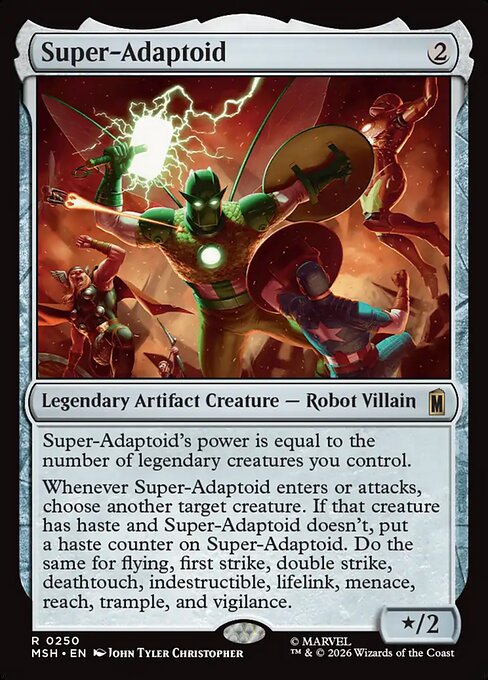 Super-Adaptoid — Marvel Super Heroes #250 — Foil — reference image 1