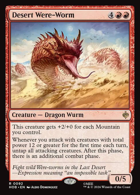 Desert Were-Worm — The Hobbit #92 — Non Foil — reference image 1
