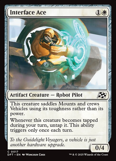 Interface Ace — Aetherdrift #17 — Non Foil