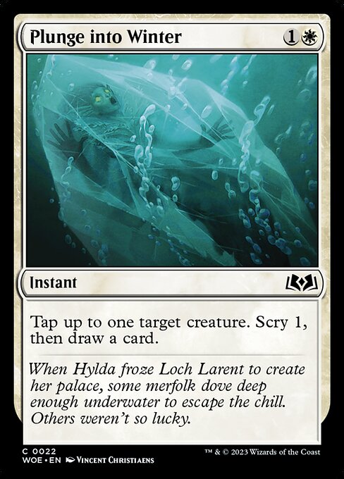 Plunge into Winter — Wilds of Eldraine #22 — Non Foil — reference image 1