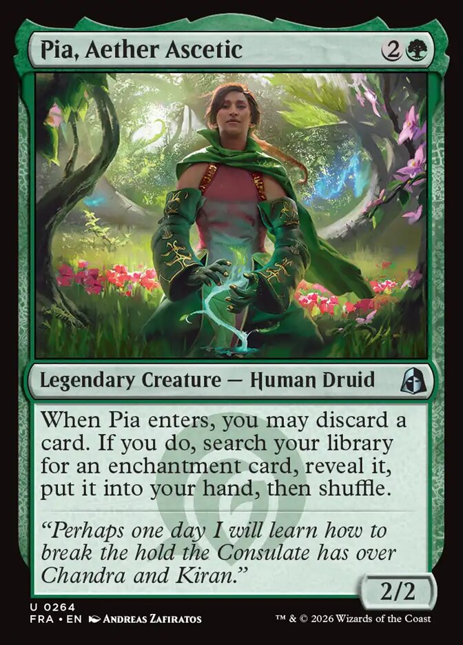 Pia, Aether Ascetic — Reality Fracture #264 — Foil